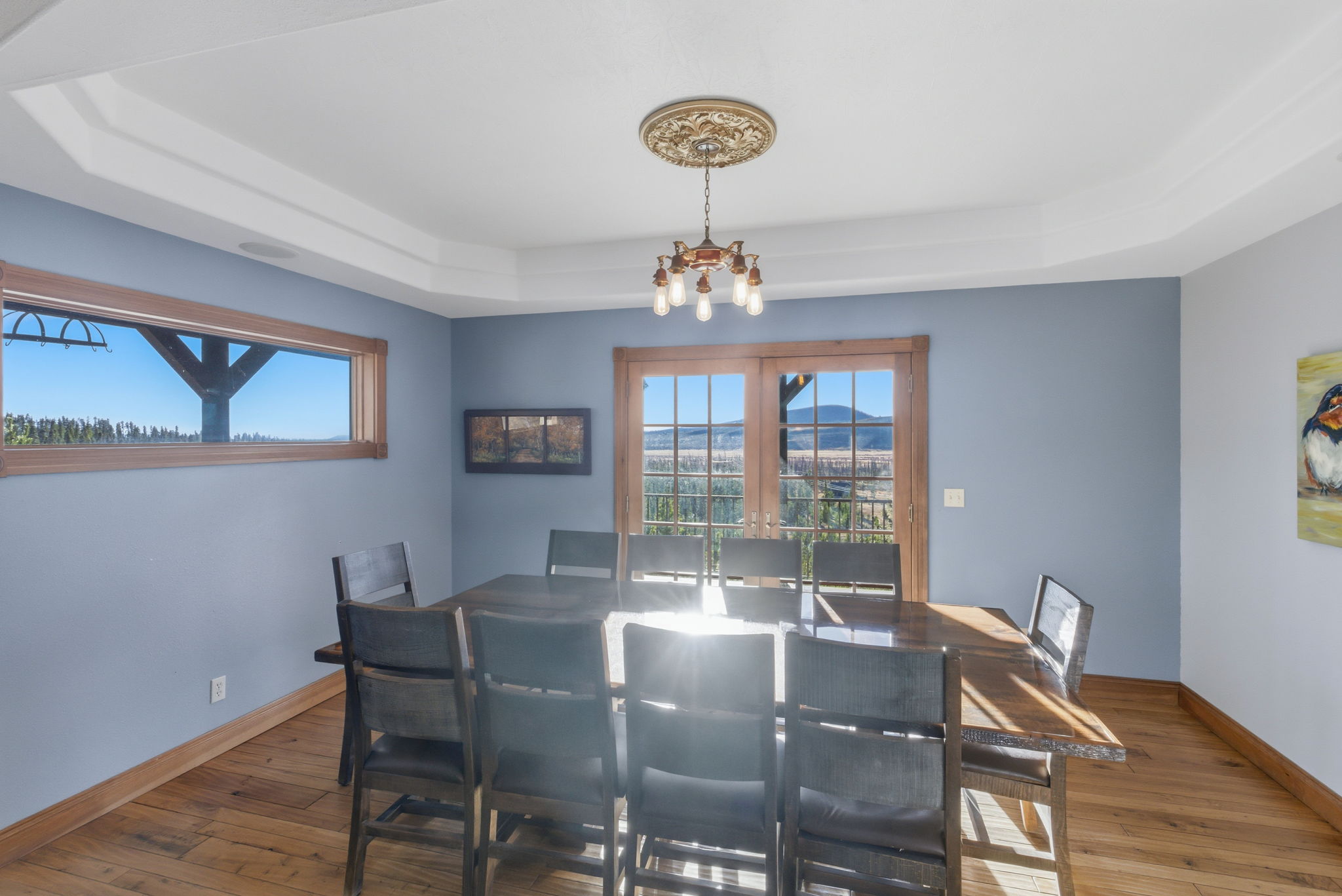 Dining Room with Mountain Views