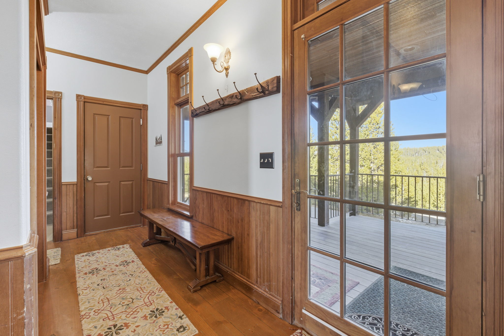 Mudroom Entry to the Deck