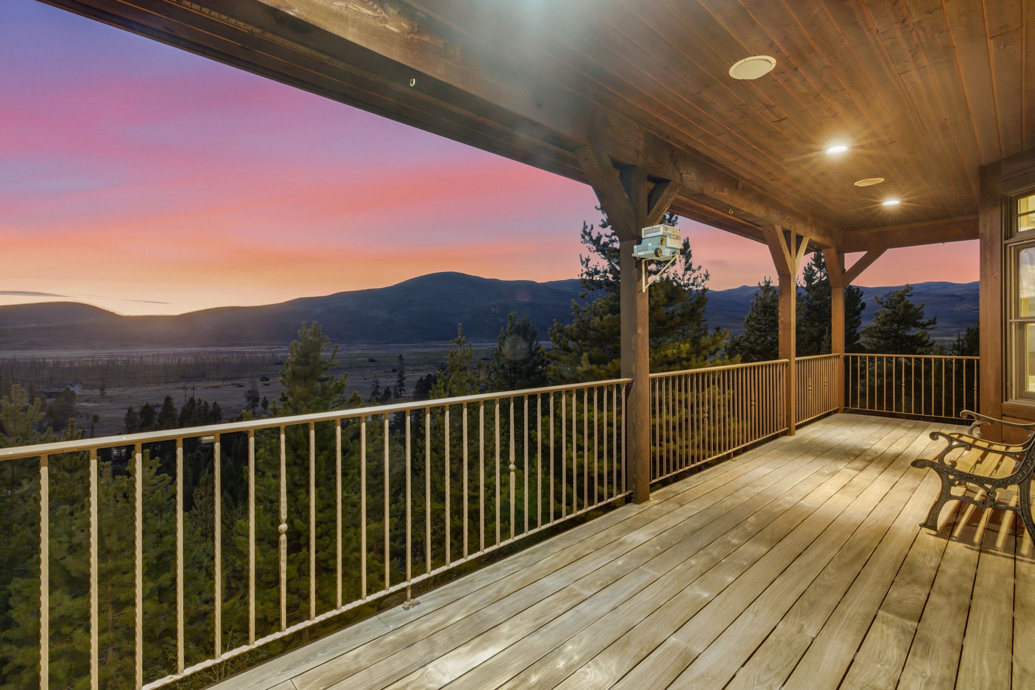 Twilight from the Wraparound Deck