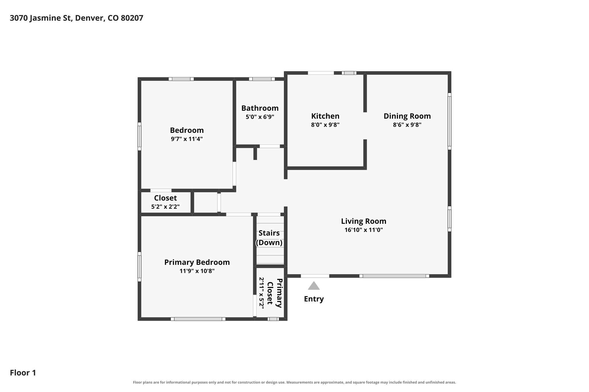 Floor plan, main level