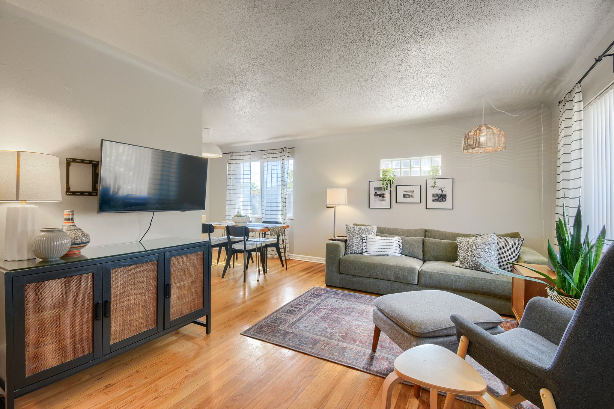 Living room toward the dining room